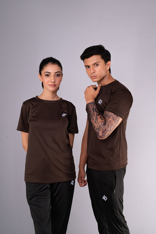 Brown Unisex Active Wear