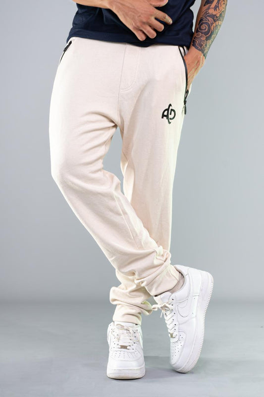 Men's White Comfy Trouser