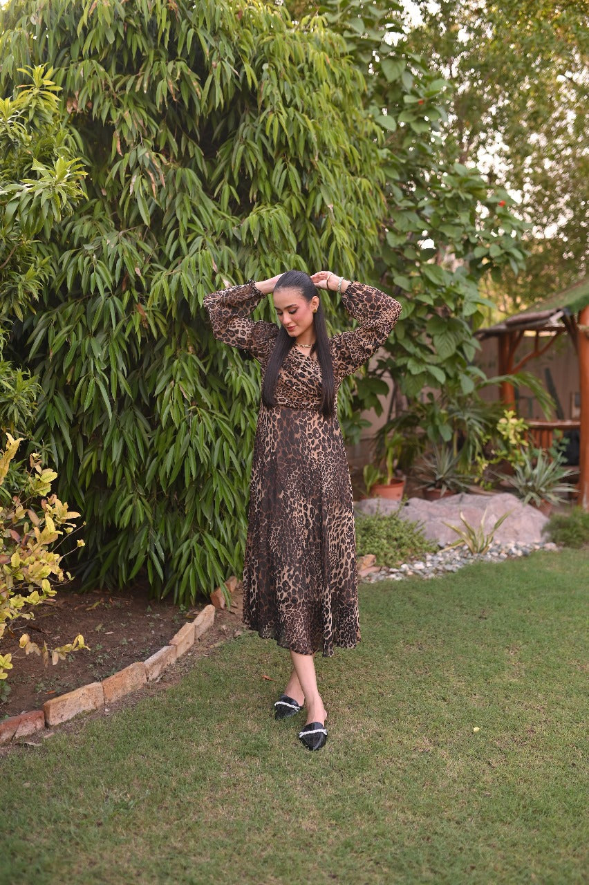 Cheetah Print Maxi